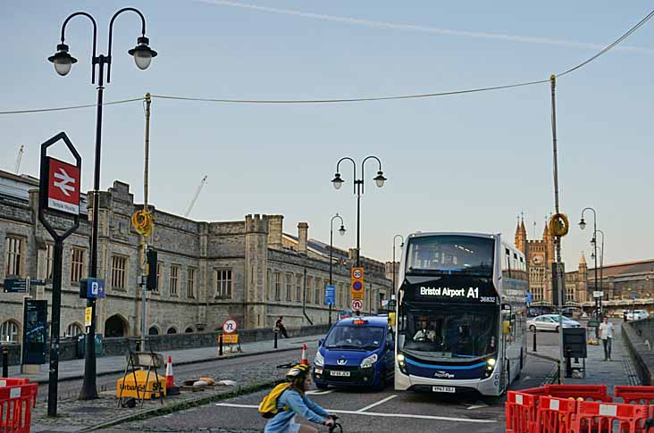 First West of England Scania N250UD Alexander Dennis Enviro400MMC 36832 Airport Flyer